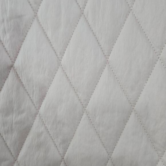 Levi’s Pastel Pink Quilted Shirt Jacket Shacket Snap Button Size Medium NWT - Picture 12 of 13